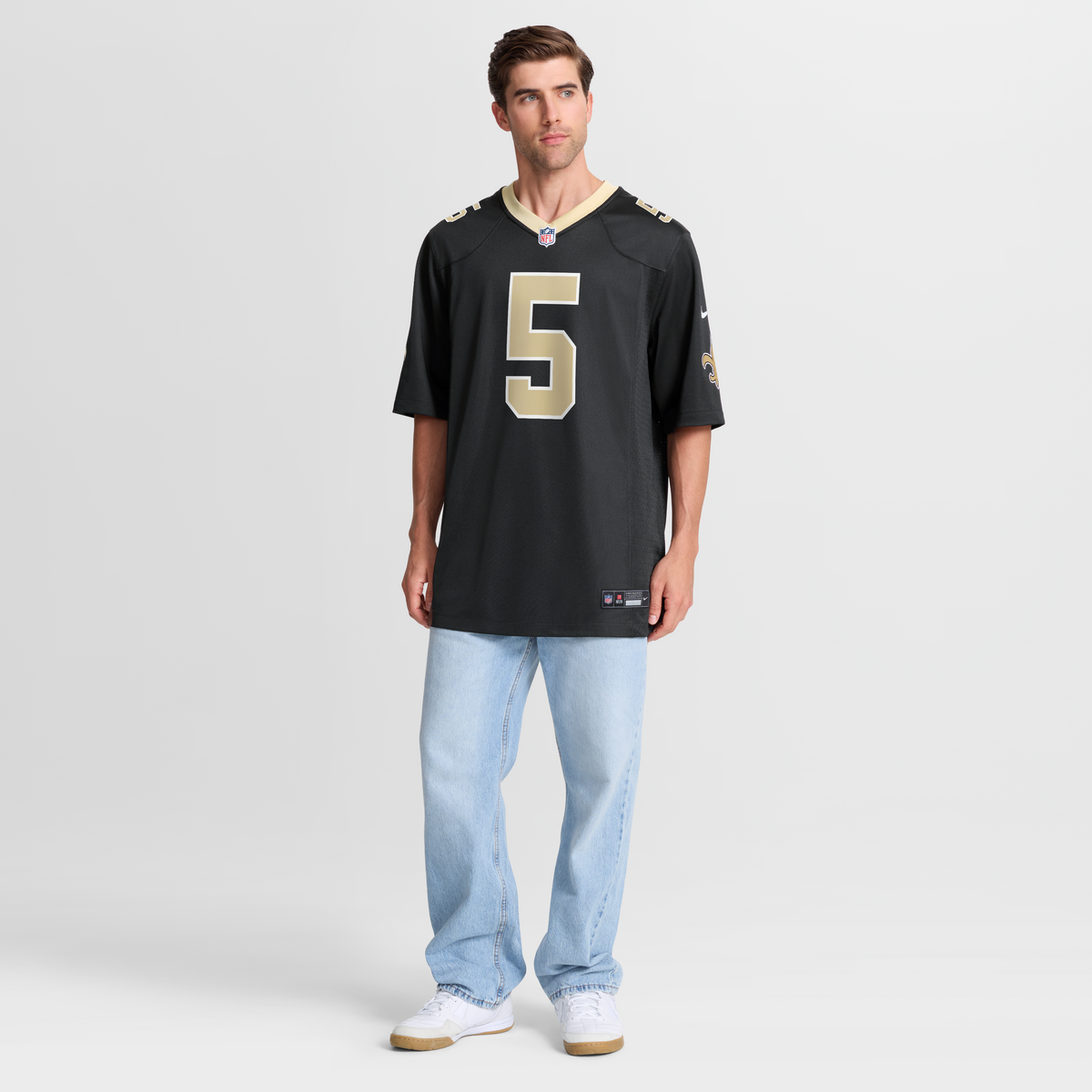 Men's New Orleans Saints Kendre Miller Nike  Black Team Game Jersey