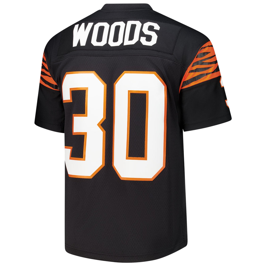 Men's Cincinnati Bengals Ickey Woods Mitchell & Ness Black 1988 Legacy Replica Jersey
