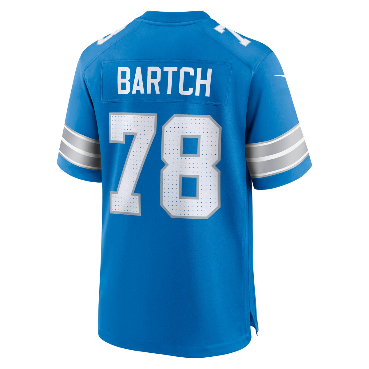Men's Detroit Lions Ben Bartch Nike  Blue Team Game Jersey