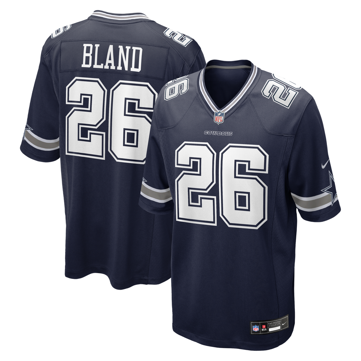 Men's Dallas Cowboys DaRon Bland Nike Navy Game Jersey
