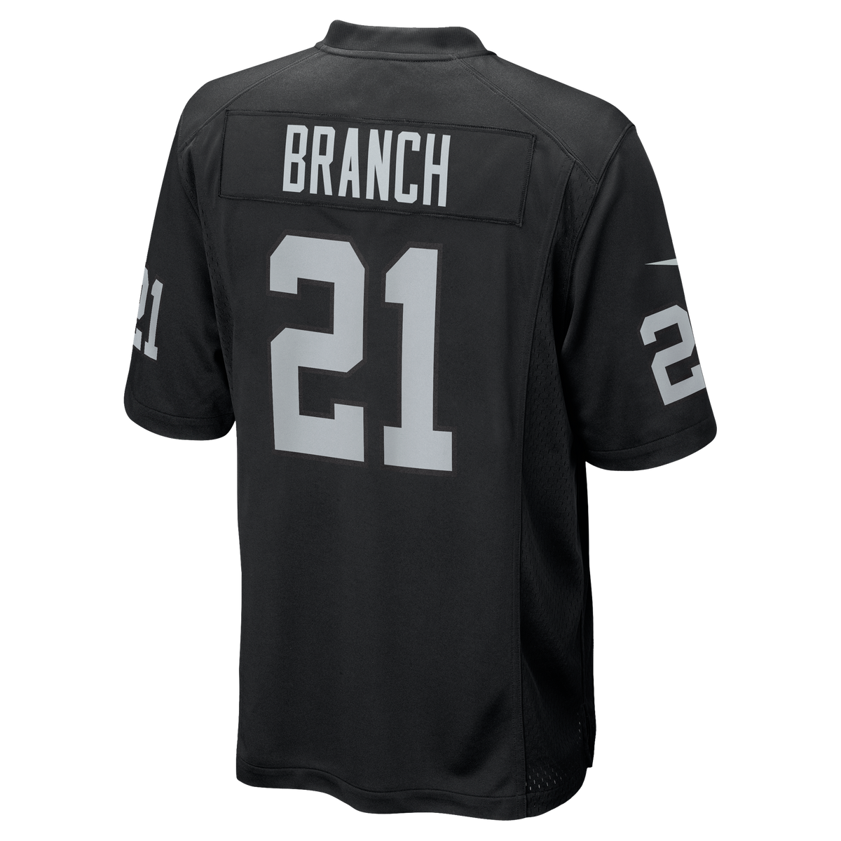 Men's Las Vegas Raiders Cliff Branch Nike Black Retired Player Game Jersey