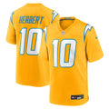 Men's Los Angeles Chargers Justin Herbert Nike Gold Alternate Charger Power Game Player Jersey