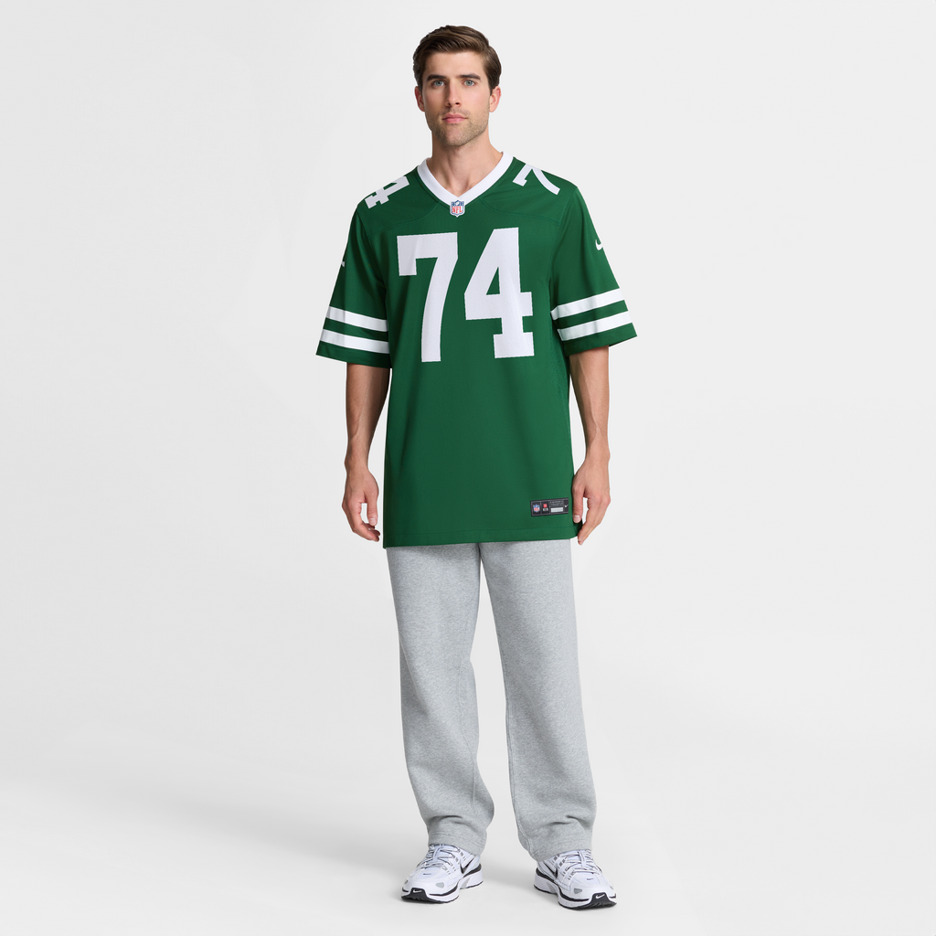 Men's New York Jets Olu Fashanu Nike Gotham Green  Player Game Jersey