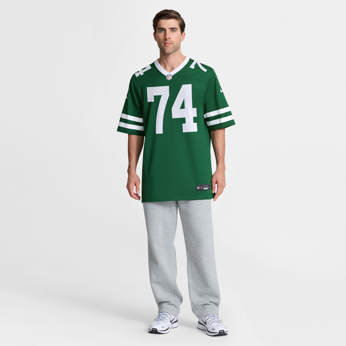Men's New York Jets Olu Fashanu Nike Gotham Green  Player Game Jersey