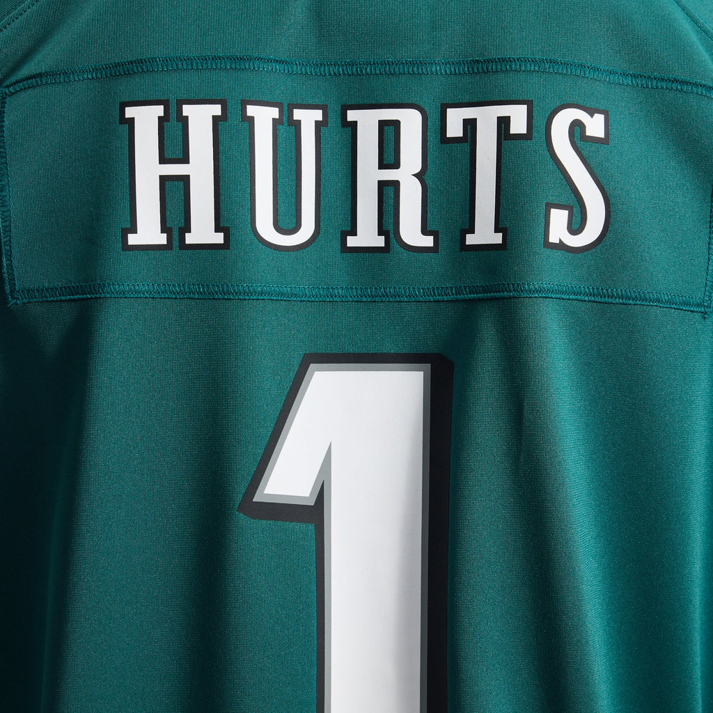 Men's Philadelphia Eagles Jalen Hurts Nike  Midnight Green Team Game Jersey