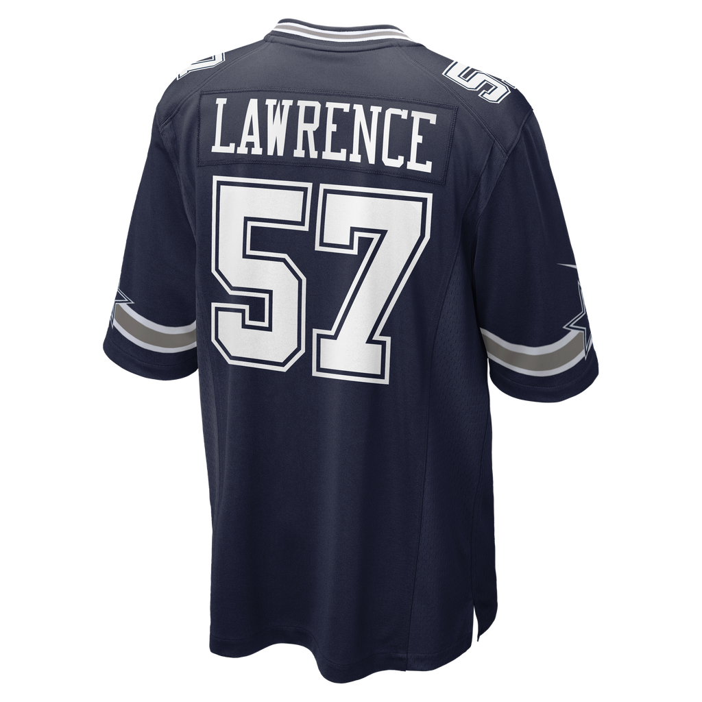 Men's Dallas Cowboys Malachi Lawrence Nike Navy Team Game Jersey