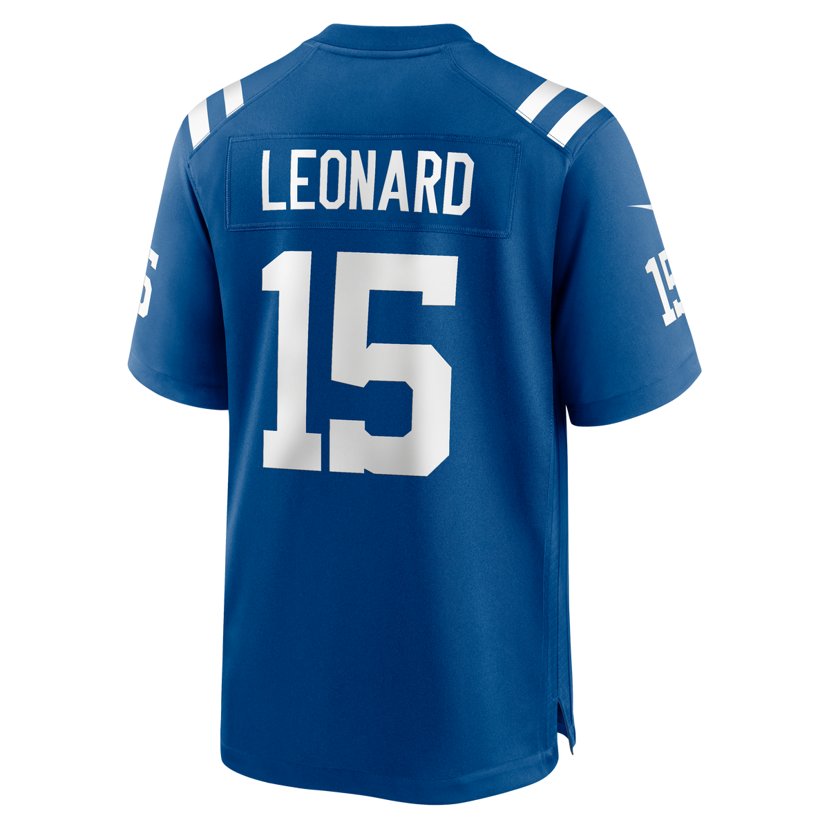 Men's Indianapolis Colts Riley Leonard Nike  Royal Team Game Jersey