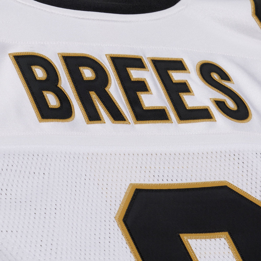Men's New Orleans Saints Drew Brees Mitchell & Ness White Super Bowl XLIV Authentic Jersey