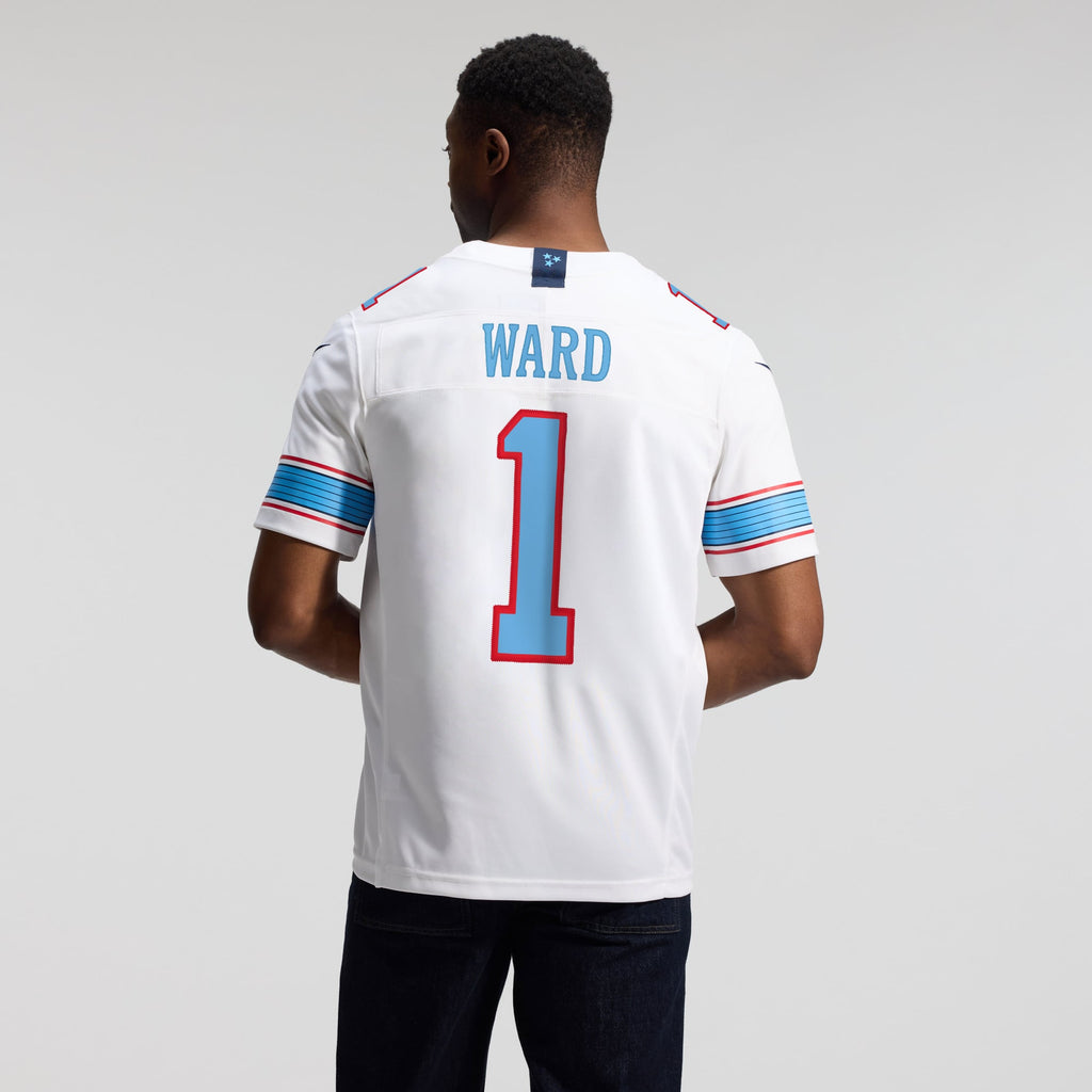 Men's Tennessee Titans Cameron Ward Nike Light Blue Team Vapor F.U.S.E. Stitched Limited Jersey
