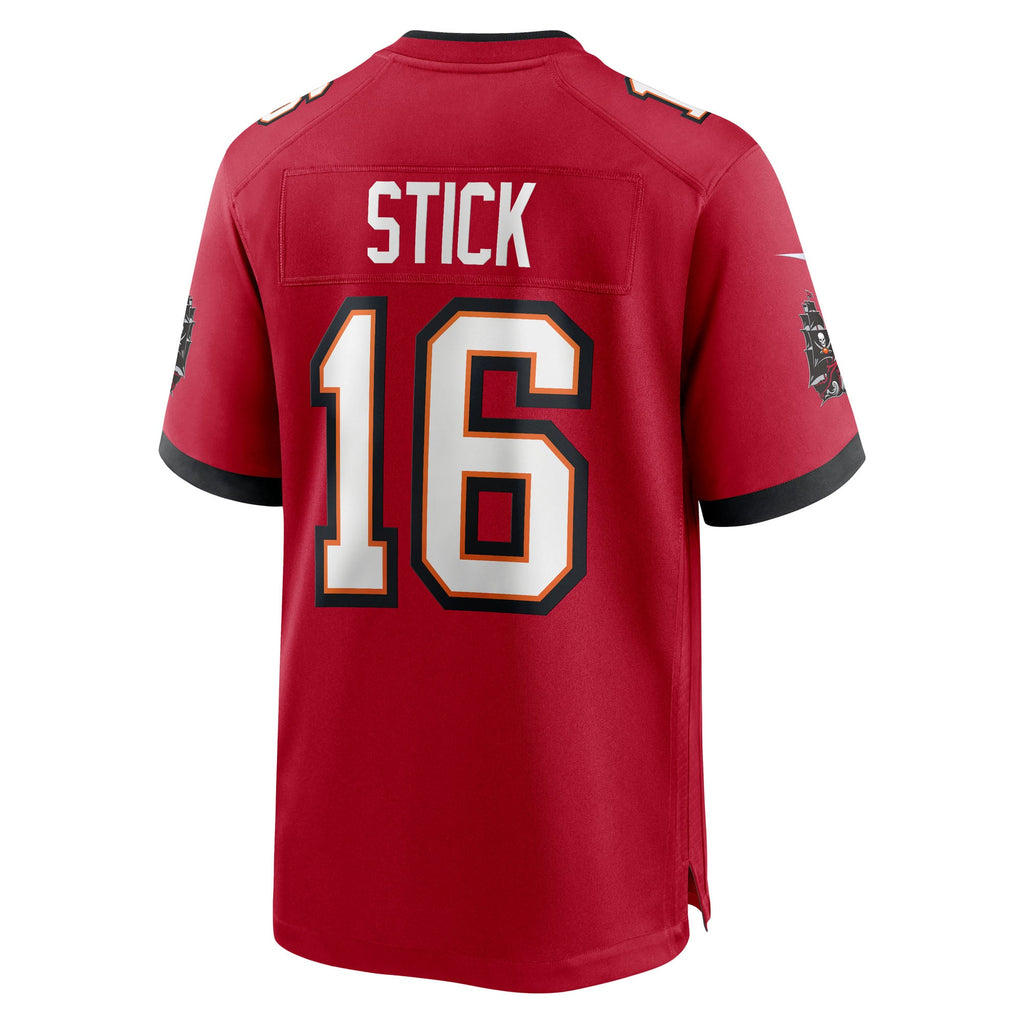 Men's Tampa Bay Buccaneers Easton Stick Nike Red Team Game Jersey