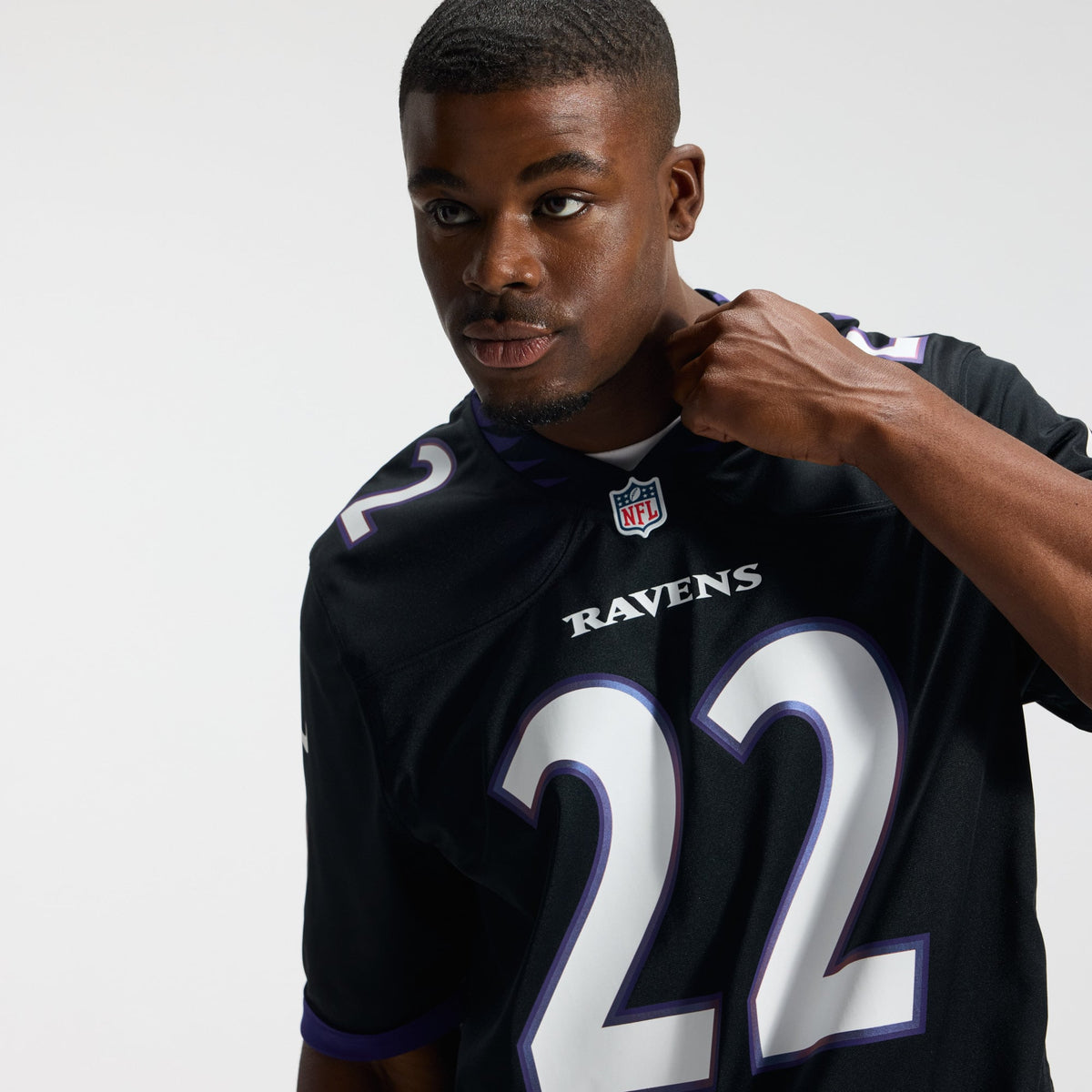 Men's Baltimore Ravens Derrick Henry Nike Black Alternate Game Jersey