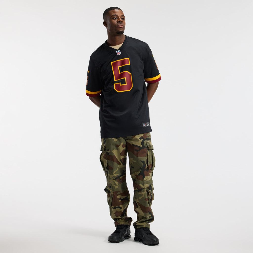 Men's Washington Commanders Jayden Daniels Nike White Game Super Bowl Era Jersey