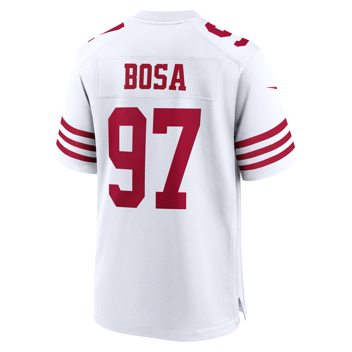 Men's San Francisco 49ers Nick Bosa Nike Scarlet 80th Anniversary Game Jersey