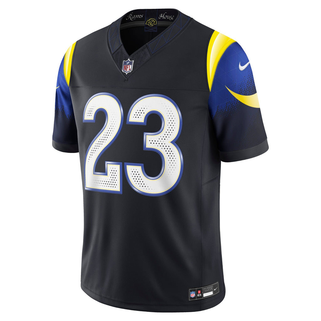 Men's Los Angeles Rams Kyren Williams Nike Dark Blue Rivalries Collection Stitched Limited Jersey