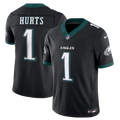 Men's Philadelphia Eagles Jalen Hurts Nike Black Alternate Vapor F.U.S.E. Stitched Limited Jersey