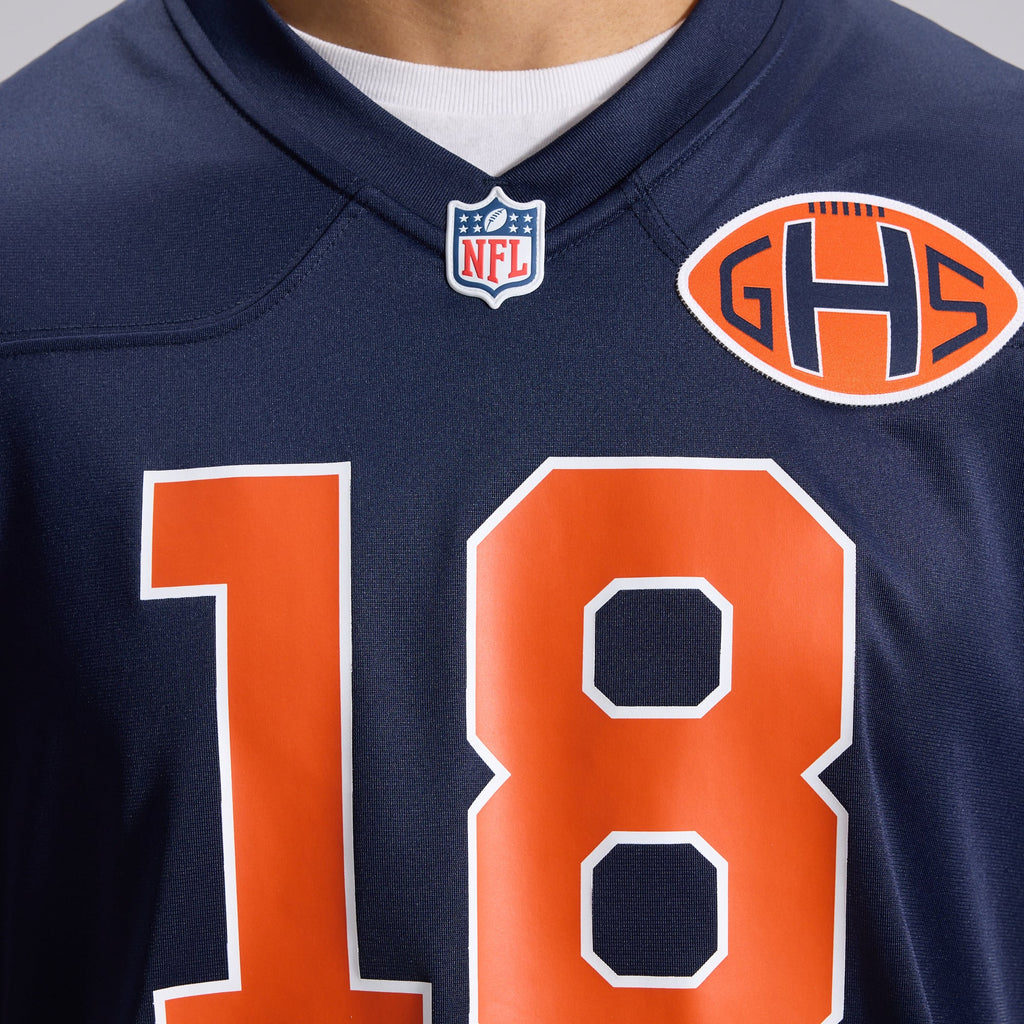Men's Chicago Bears Caleb Williams Nike Navy 2026 Rivalries Collection Game Jersey