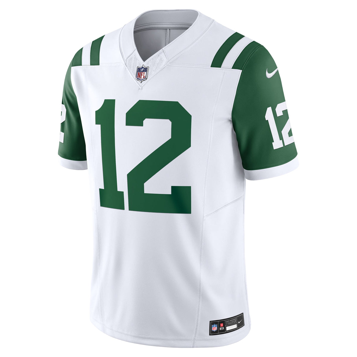 Men's New York Jets Joe Namath Nike White Classic Alternate Vapor F.U.S.E. Retired Player Limited Jersey