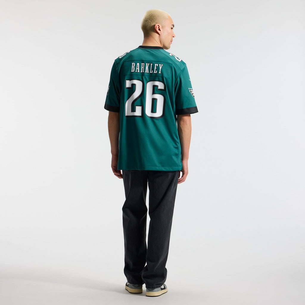 Men's Philadelphia Eagles Saquon Barkley Nike  Black Alternate Game Jersey