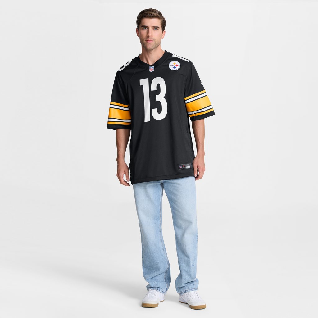 Men's Pittsburgh Steelers Rico Dowdle Nike Black Game Jersey
