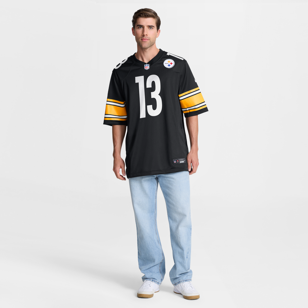 Men's Pittsburgh Steelers Rico Dowdle Nike Black Game Jersey
