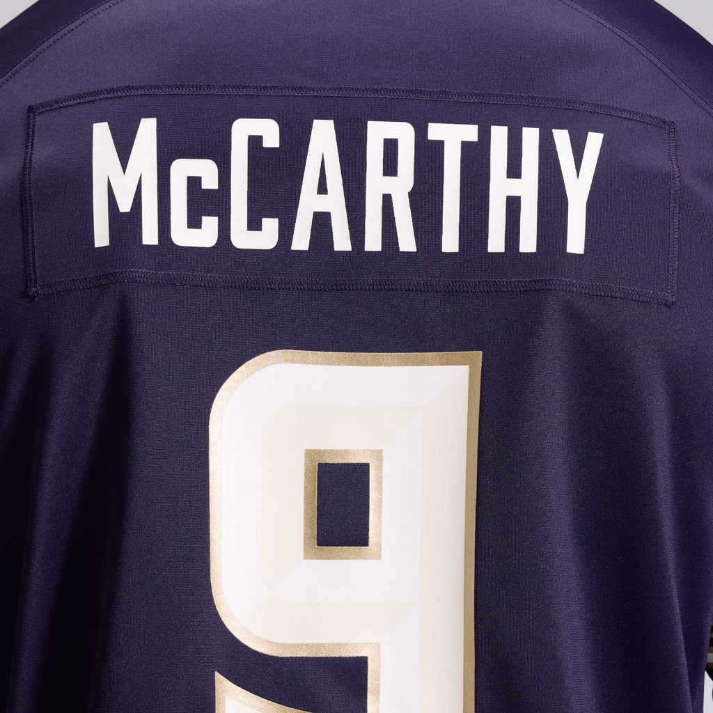 Men's Minnesota Vikings J.J McCarthy Nike Purple 2026 Rivalries Collection Game Jersey
