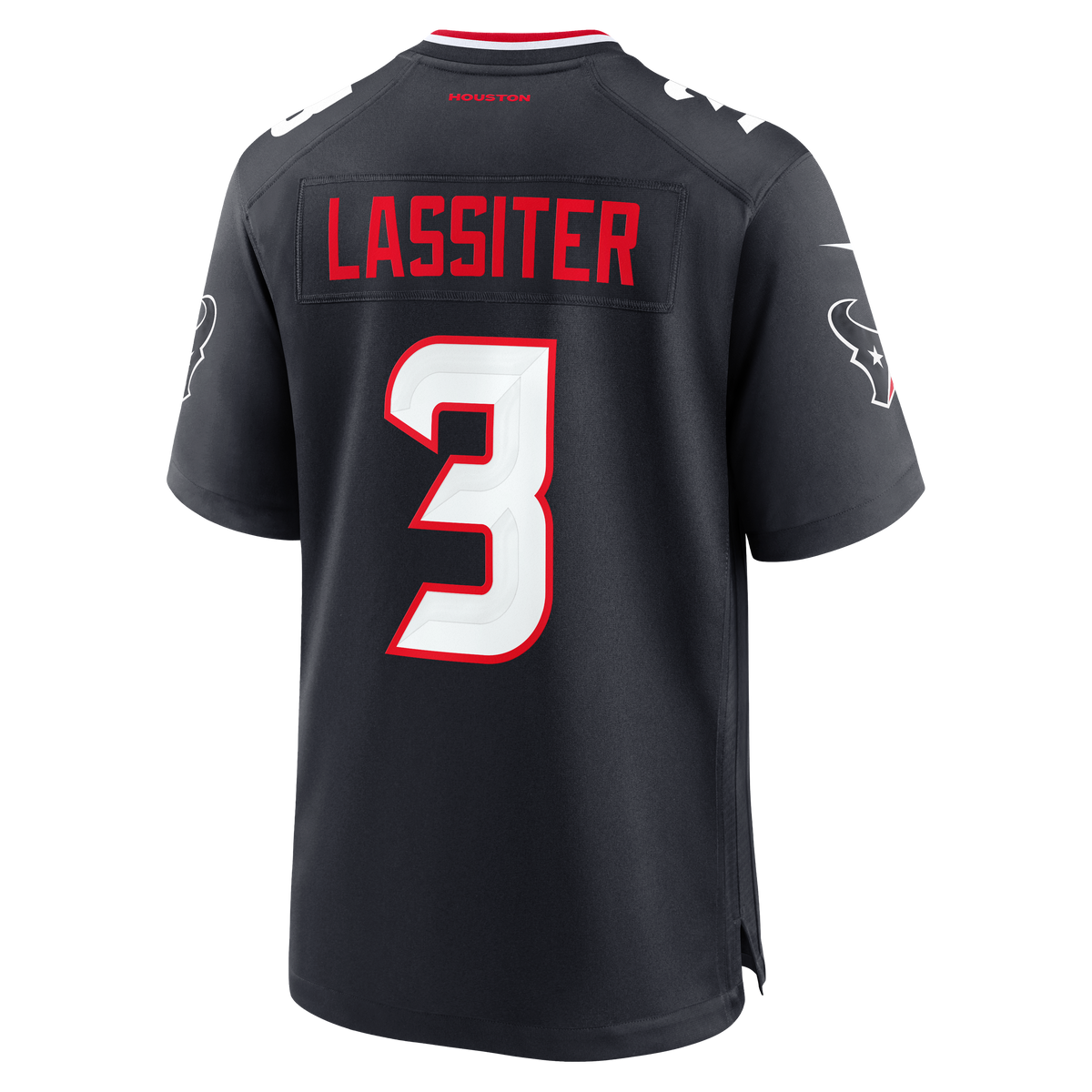 Men's Houston Texans Kamari Lassiter Nike  Navy Team Game Jersey