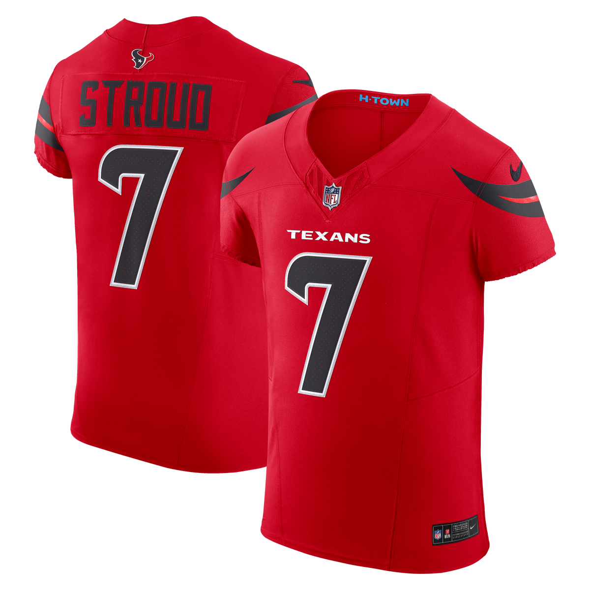 Men's Houston Texans C.J. Stroud Nike Red Alternate Vapor F.U.S.E. Elite Jersey