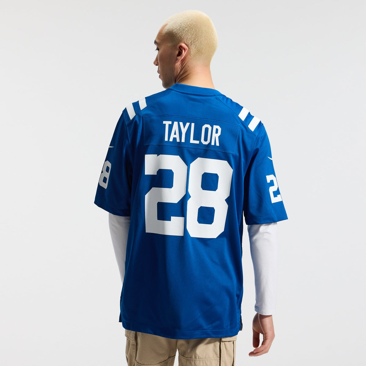 Men's Indianapolis Colts Jonathan Taylor Nike Royal Player Game Jersey