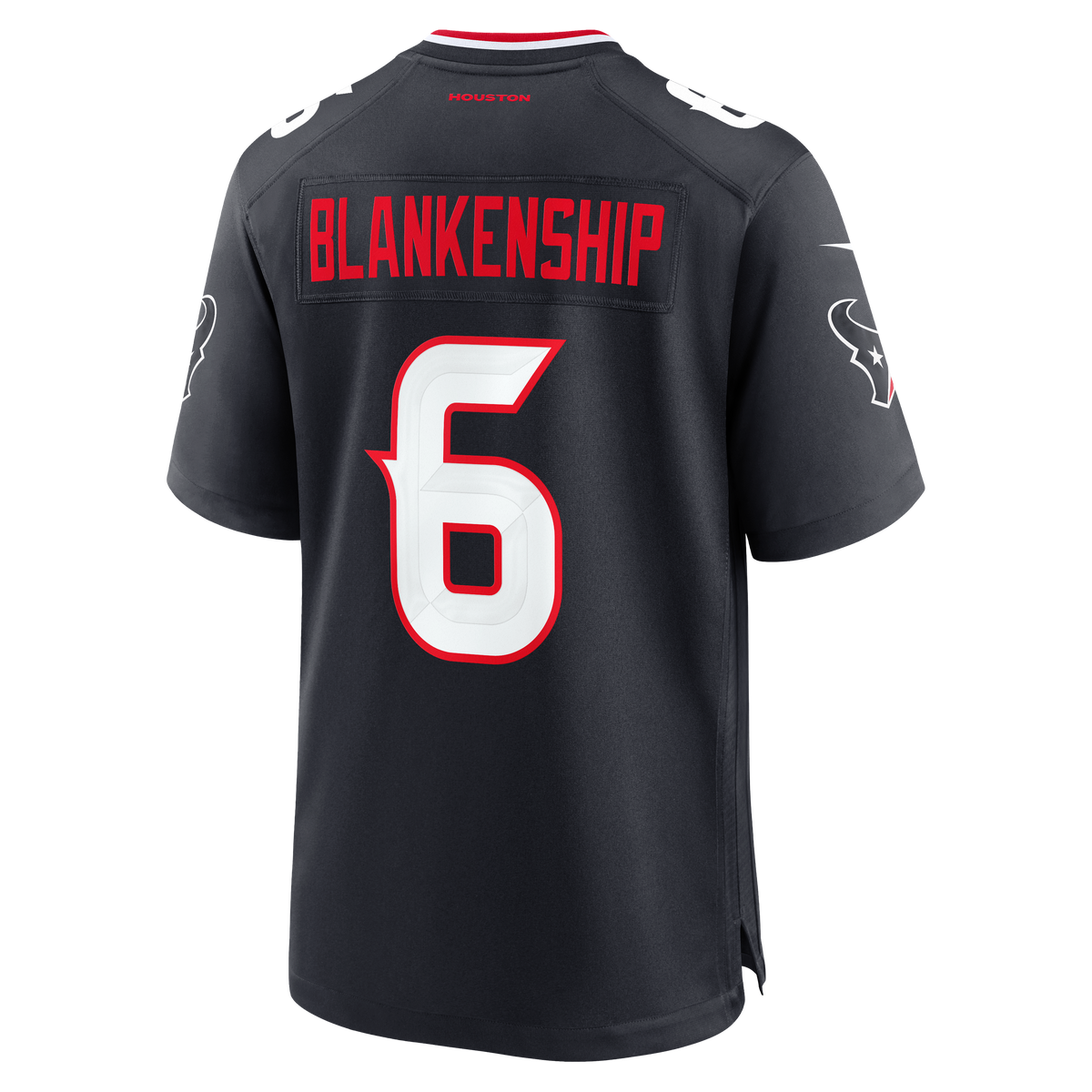Men's Houston Texans Reed Blankenship Nike  Navy Team Game Jersey