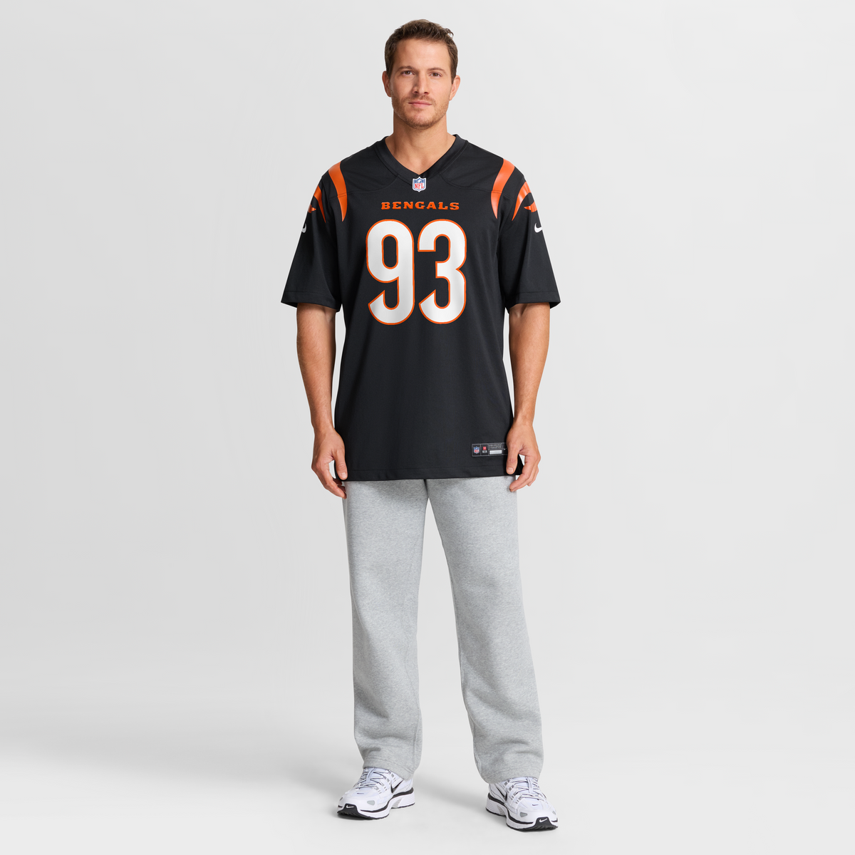 Men's Cincinnati Bengals Jonathan Allen Nike  Black Team Game Jersey