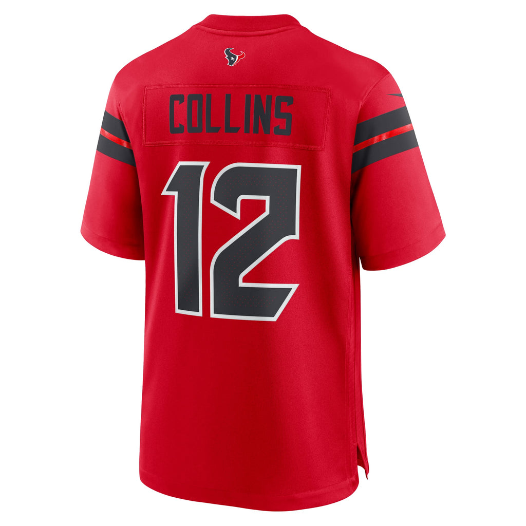 Men's Houston Texans Nico Collins Nike Navy Game Jersey