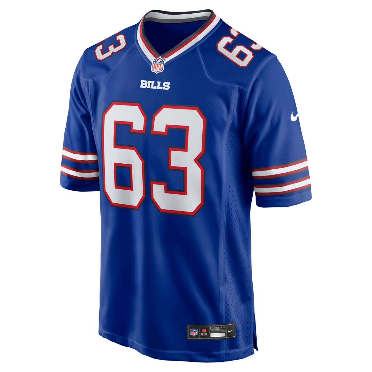 Men's Buffalo Bills Austin Corbett Nike  Royal Team Game Jersey