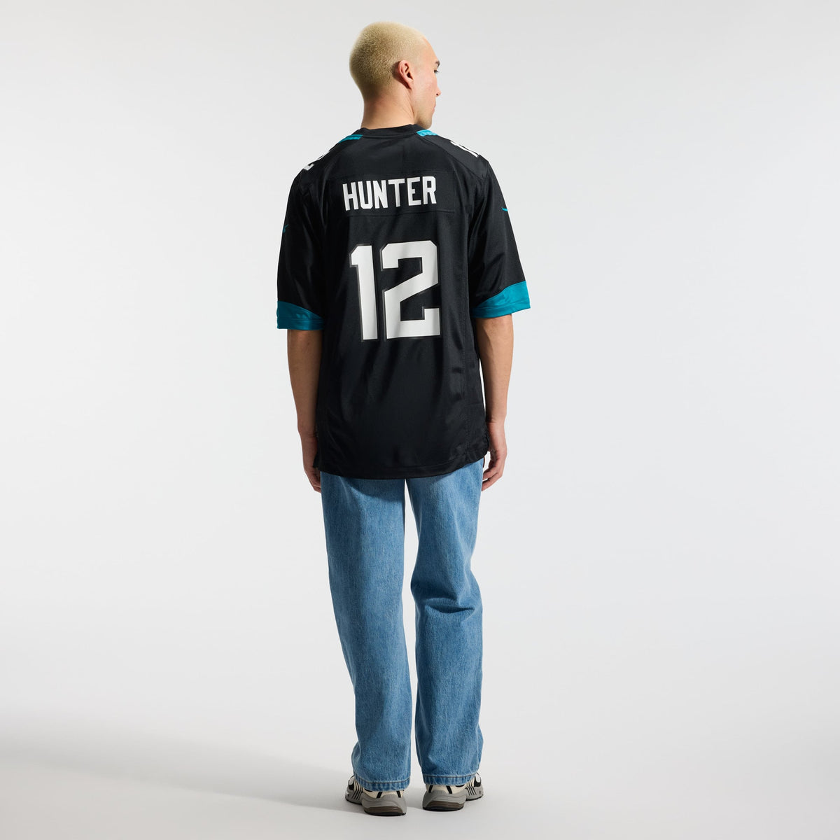 Men's Jacksonville Jaguars Travis Hunter Nike Teal Team Game Jersey