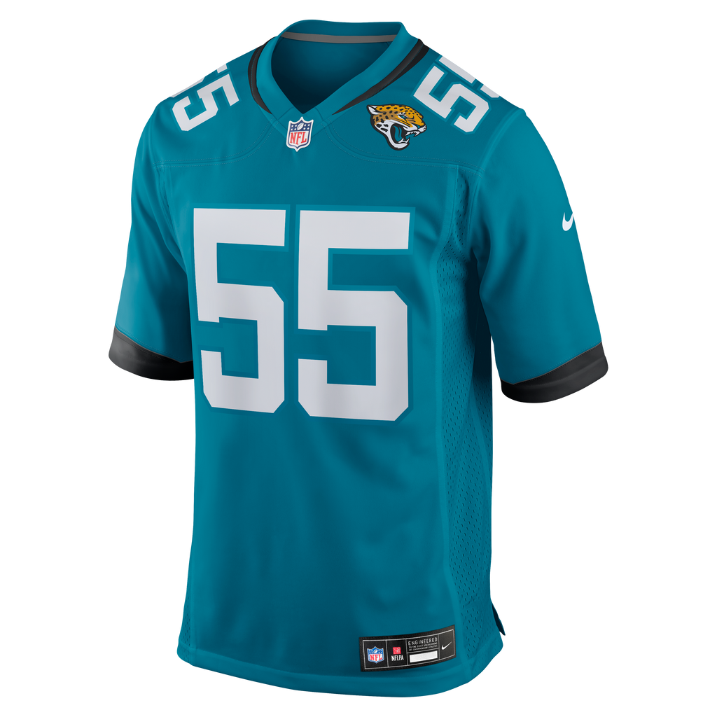 Men's Jacksonville Jaguars Dequan Jackson Nike  Teal  Game Jersey