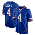 Men's Buffalo Bills James Cook III Nike  Royal Team Game Jersey