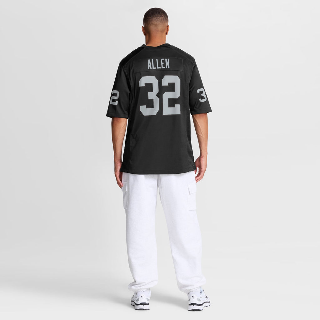 Men's Las Vegas Raiders Marcus Allen Nike Black Game Retired Player Jersey