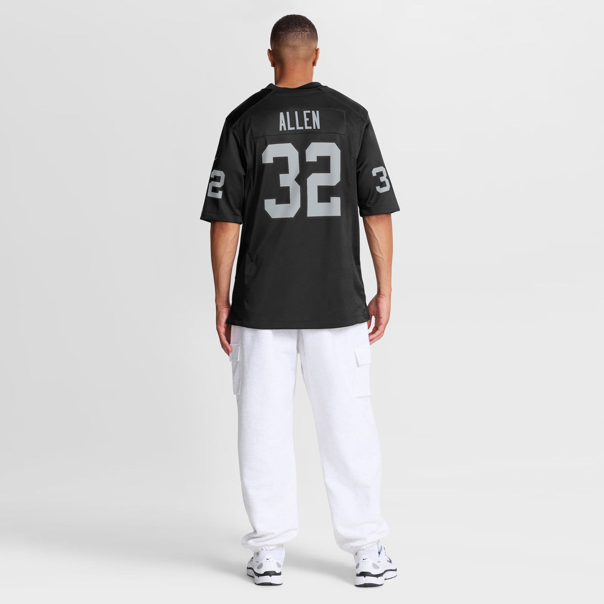 Men's Las Vegas Raiders Marcus Allen Nike Black Game Retired Player Jersey