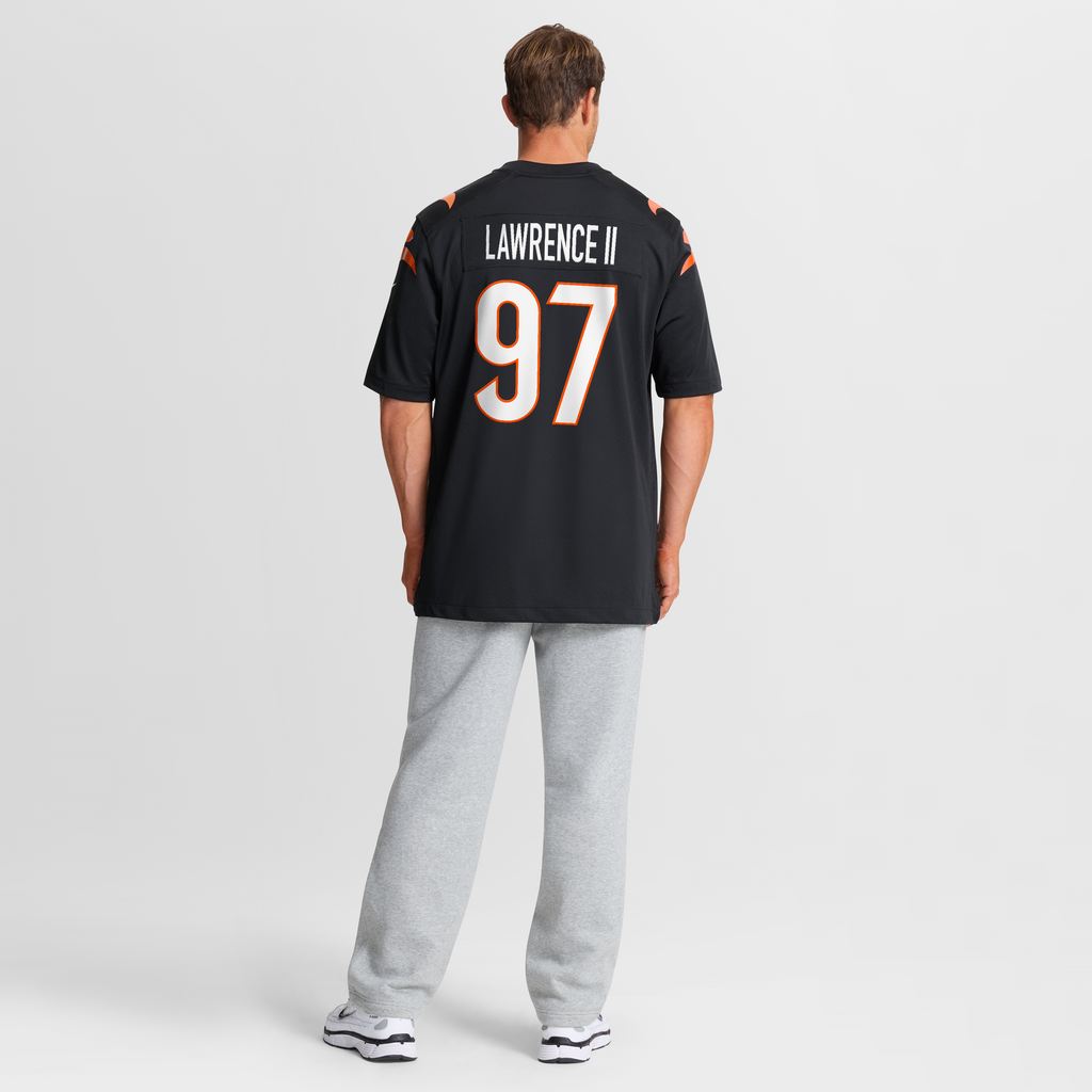 Men's Cincinnati Bengals Dexter Lawrence II Nike Black Game Jersey