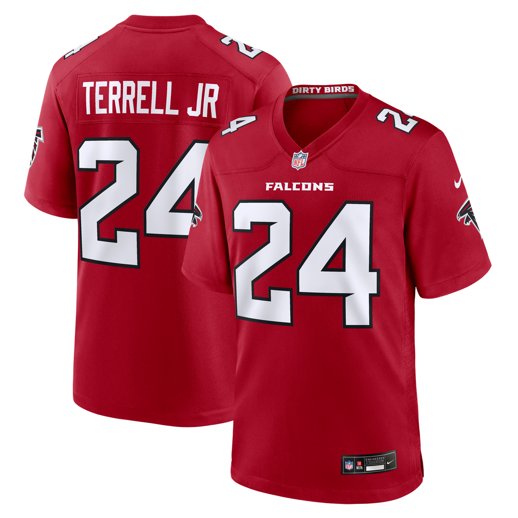 Men's Atlanta Falcons A.J. Terrell Nike Red Game Jersey
