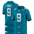 Men's Jacksonville Jaguars Logan Cooke Nike Teal Game Jersey