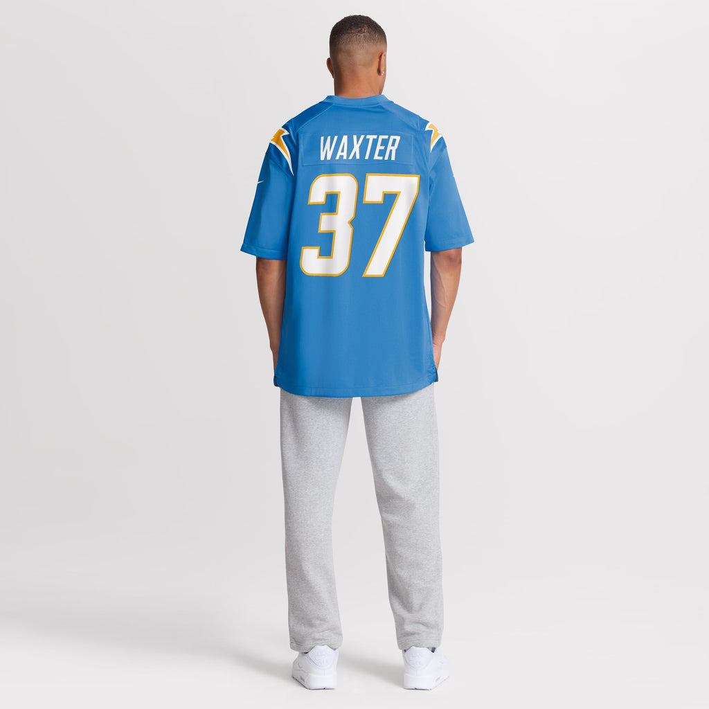 Men's Los Angeles Chargers Isas Waxter Nike  Powder Blue Team Game Jersey