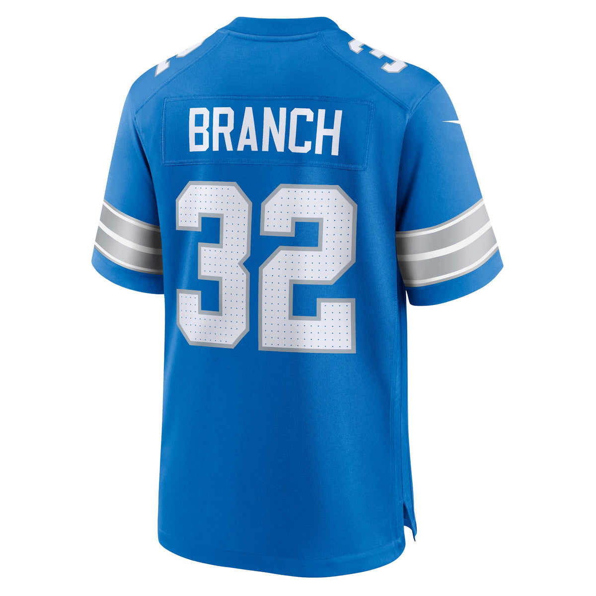 Men's Detroit Lions Brian Branch Nike Black Alternate Game Jersey