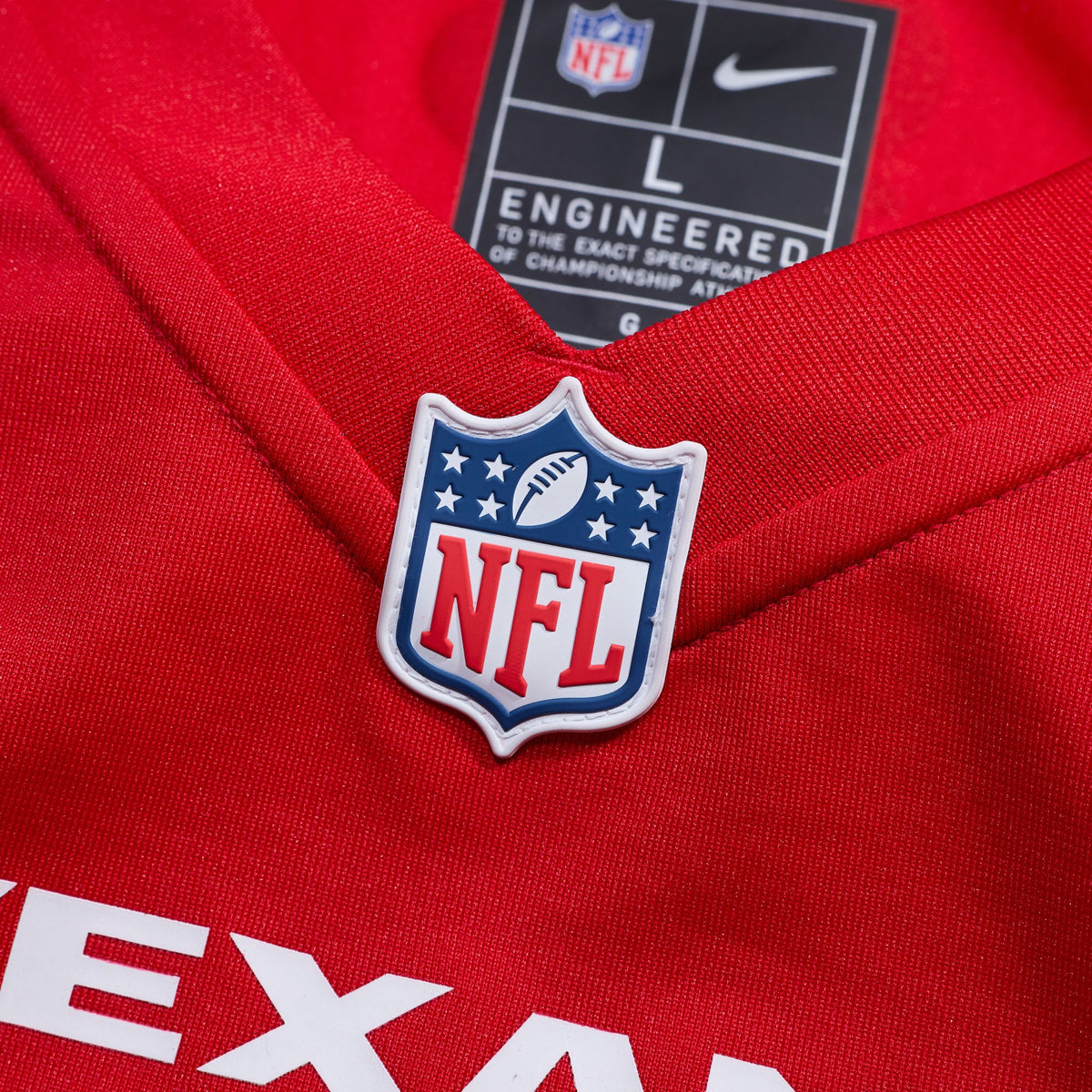 Men's Houston Texans Jalen Pitre Nike Red Alternate Game Jersey