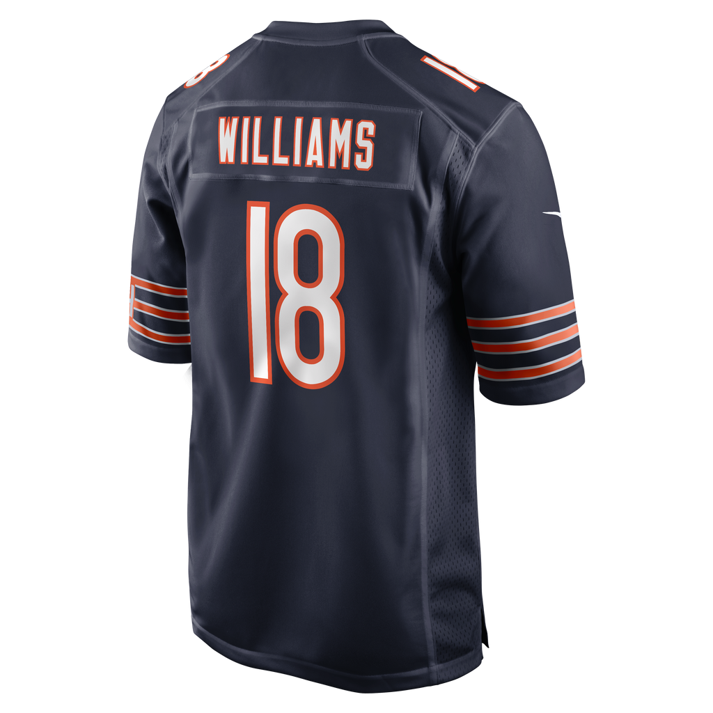 Men's Chicago Bears Caleb Williams Nike Navy  Player Game Jersey