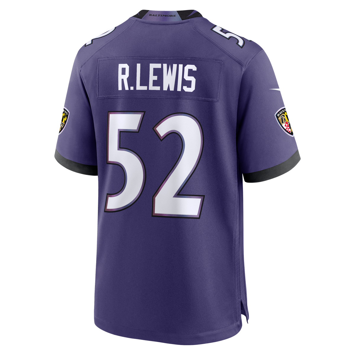 Men's Baltimore Ravens Ray Lewis Nike Purple Team Retired Player Game Jersey