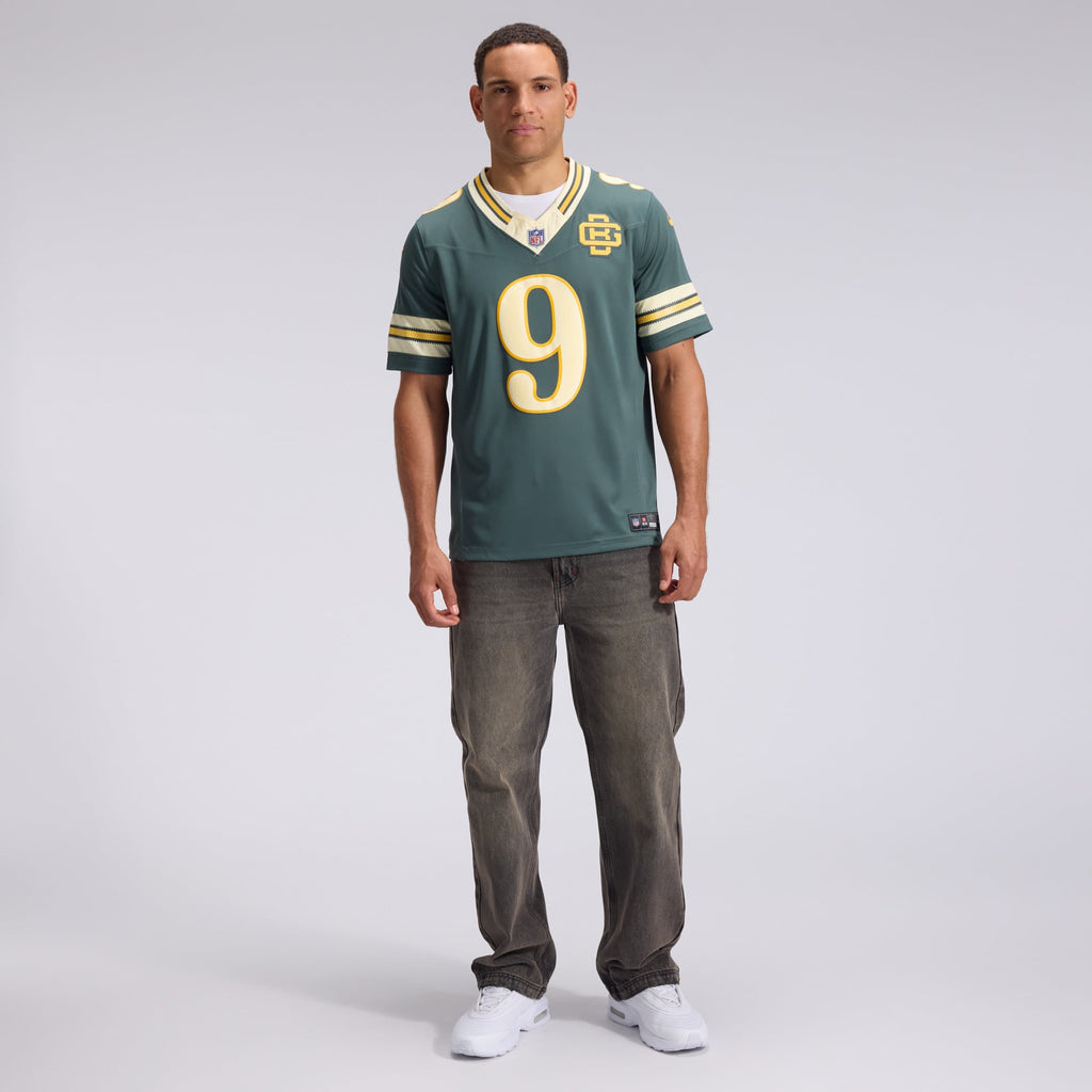 Men's Green Bay Packers Christian Watson Nike Green 2026 Rivalries Collection Stitched Limited Jersey
