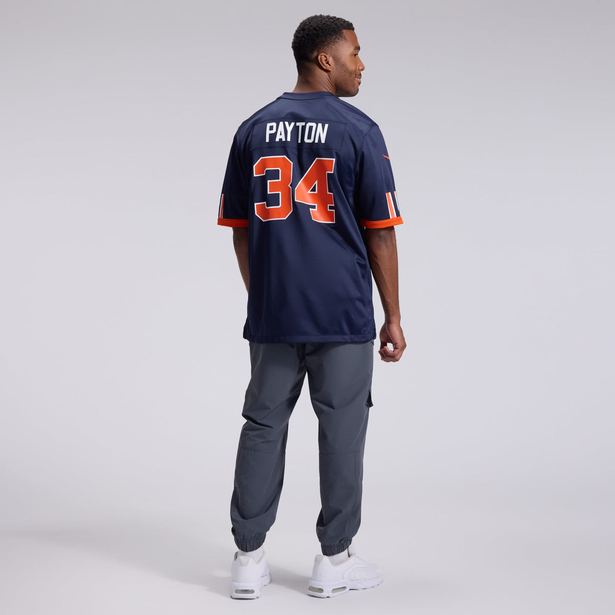 Men's Chicago Bears Walter Payton Nike Navy 2026 Rivalries Collection Game Jersey