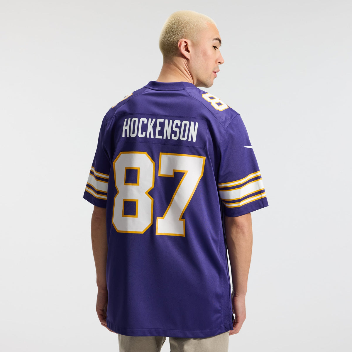 Men's Minnesota Vikings T.J. Hockenson Nike Purple Classic Player Game Jersey