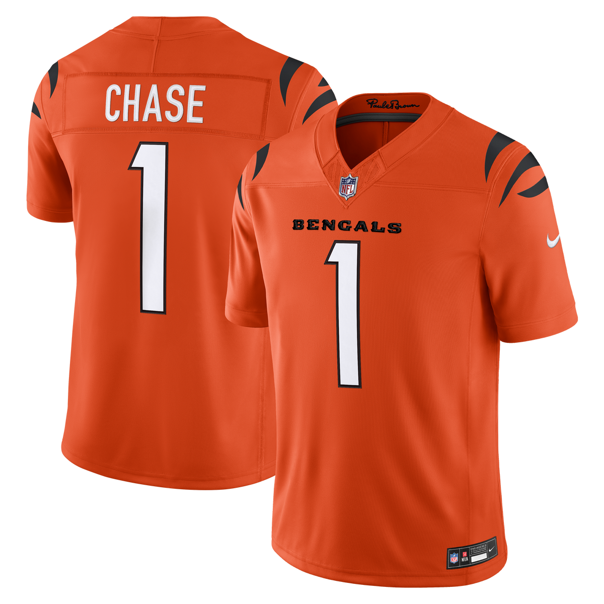 Men's Cincinnati Bengals Ja'Marr Chase Nike Black Team Vapor F.U.S.E. Stitched Limited Jersey