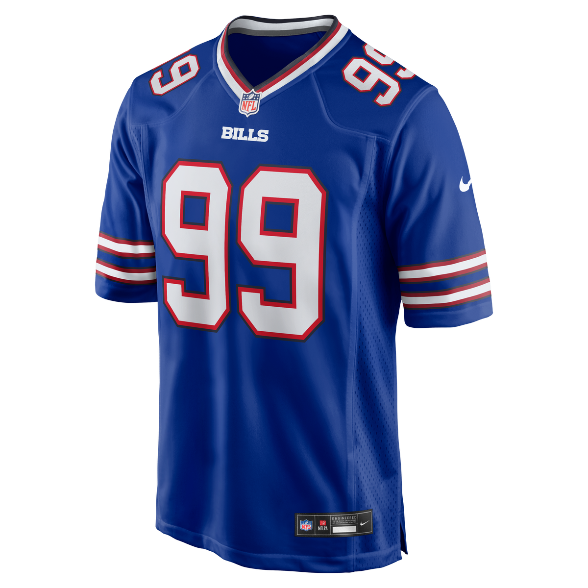 Men's Buffalo Bills Larry Ogunjobi Nike  Royal Team Game Jersey